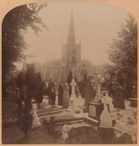 Church at Stratford-on-Avon, England - where lie the mortal remains of Shakespeare