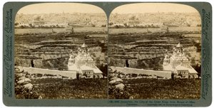 Jerusalem, as seen from the Mount of Olives, Palestine, 1901