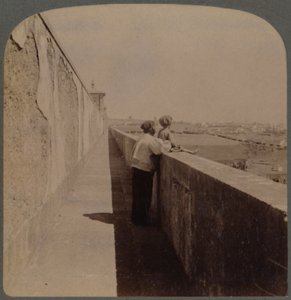Long Walk along the Old Aqueduct, Lisbon, Portugal