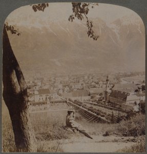 Picturesque Innsbruck, the Capital of Tyrol, Austria - Below the Stern Bavarian Alps