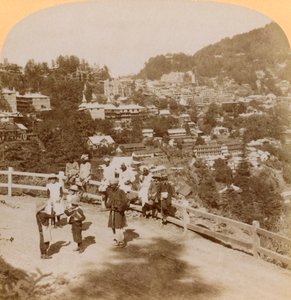 Simla, the beautiful Himalayan Mountain resort, India