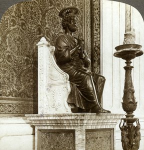 Statue of St Peter, St Peters Basilica, Rome, Italy