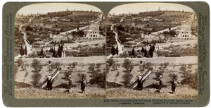 The Garden of Gethsemane and the Mount of Olives, Palestine, 1908