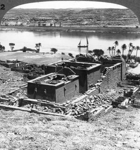 The Nubian Temple of Kalabsheh, Egypt, 1905