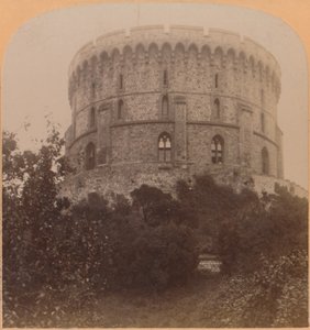 The round Tower, Windsor, England - the Castle-prison from Edward III to Charles II, 1900 by Underwood and Underwood
