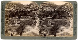 The Valley of Kedron and the Village of Siloam, Outside the Wall of Jerusalem, Palestine