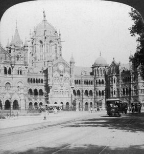 Victoria Terminus railway station, Bombay, India