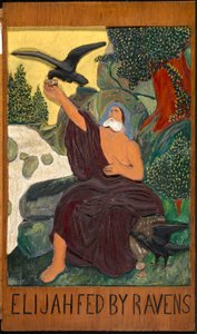 Elijah Fed by Ravens by Unidentified