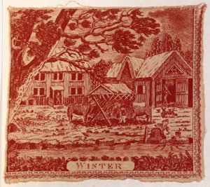 Textile Fragment: The Four Seasons