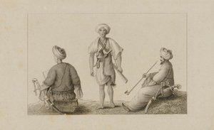 Three Men in Turbans by Unidentified
