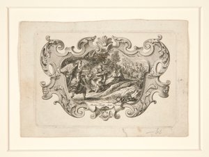 Angel Approaching Man on an Ass (Bible Scene) by Unknown