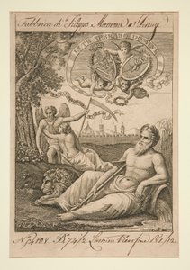 Classical Figures in Landscape by Unknown