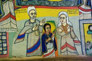 Debre Sina Maryam Church, Gorgora, Lake Tana, Ethiopia, Africa