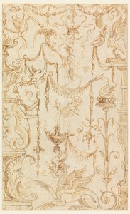 Design for Grotesque Decoration by Unknown