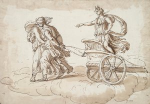Diana in a Chariot Drawn by Two Women by Unknown