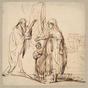 Elijah and the Widow of Zarephath by Unknown