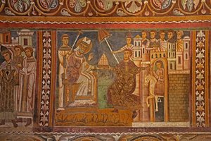 Emperor Constantine Presenting His Imperial Tiara to Pope Sylvester, Giving Him Rule Over Rome by Unknown