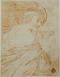 Half-Length View of Man with a Fig by Unknown