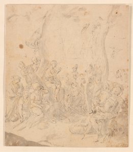 Jesus Preaching by Unknown