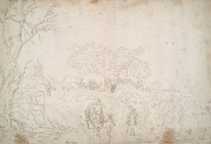 Landscape with Caravan