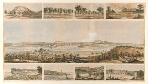 New Haven (9 views, panorama and 8 vignettes)