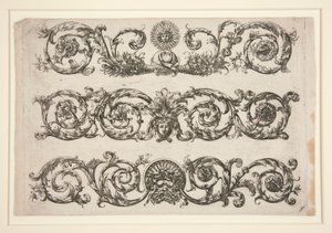 Ornamental Design with Floral Arabesques (Sun)