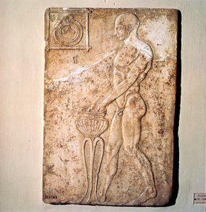 Roman Votive Relief of Athlete from Republican Period, Rome by Unknown