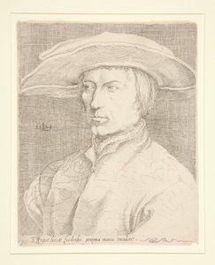 Self-Portrait of the Artist, 1525 (Portrait of a man, so-called Lucas van Leyden, self-portrait) by Unknown
