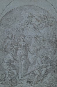Study for an Allegory with River God and Plenty by Unknown