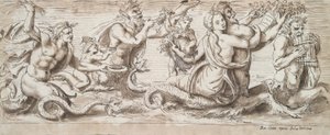 Tritons, Nereids, and Other Figures by Unknown