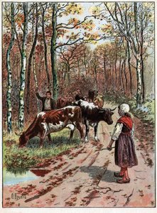 Herd of Cows by Unknown