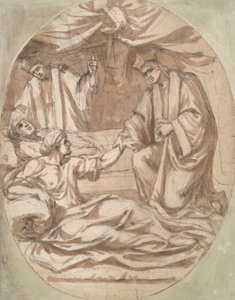 Two Cardinals Treating Two Patients by Unknown