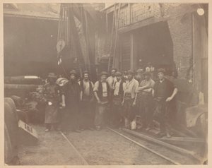 Untitled [Ironworkers at the West Point Foundry, Cold Spring, New York]