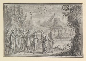 Untitled, one of four scenes from the Life of Christ by Unknown