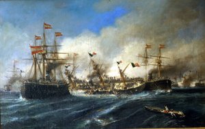 20/07/1866: Battle of Lissa off Dalmatia: the Austrians destroy the Italian fleet