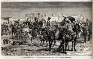 A horse walk in Shurakhan by Unknown artist