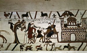 A Messenger to Duke Guillaume (1027 - 1087) - Bayeux Tapestry by Unknown artist