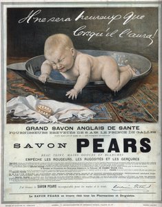 Advertising of 1889 for the English soap 