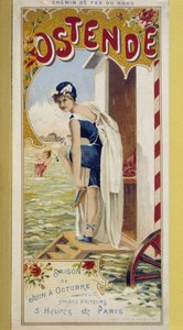 Advertising poster for Ostend, late 19th century by Unknown artist
