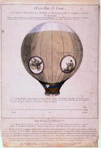 Aerostat de Lyon Built from a Model of the Montgolfiere Brothers by Unknown artist