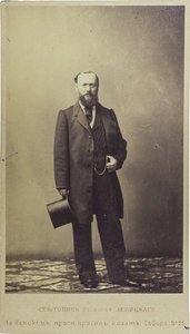 Portrait of the Dramatist Alexander N. Ostrovsky (1823-1886)