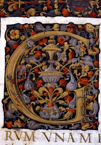 Alphabet: miniaturized letter G by Unknown artist