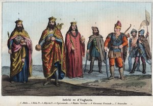 Ancient King of Hungary - Attila (ca. 395-453) - Bela I the Champion or the Wise (ca. 1015-1063) - Albert I of Germany