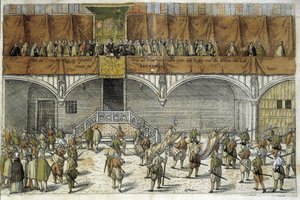 Archduke Matthias and Prince of Orange take the oath to protect the freedom of the Netherlands by Unknown artist