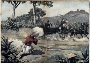 Attack on George I, King of Greece, and his daughter - February 20 by Unknown artist