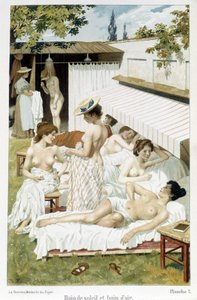Sunbath and air bath - in La femme, médecin du foyer