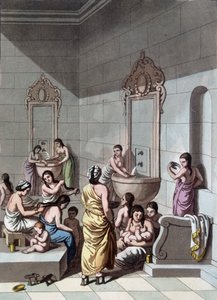 Public baths in Palestine - in 