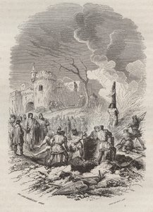 Baldwin V, Count of Flanders re-establishing the police in its states by Unknown artist