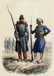 Battalion of the Foreign Legion, formed and sent to Algeria in 1831; Battalion of Indigenous Tirailleurs, formed and sent to Algeria in 1841, In 