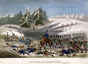 Battle of Hohenlinden on December 3 by Unknown artist